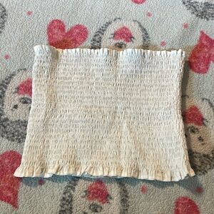 SHEIN white tube top